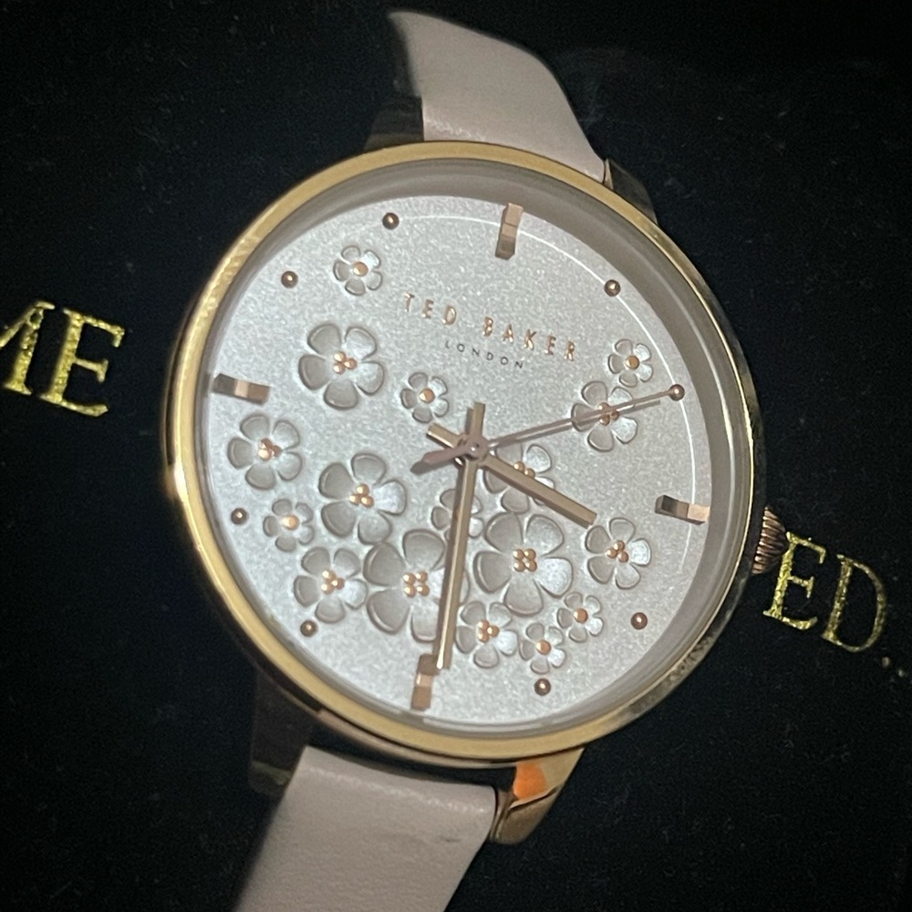 Ted Baker Pink and White Floral Women's Watch